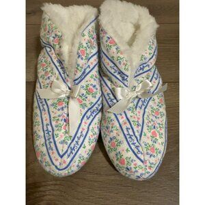 Lanz of Salzburg Fluffy Slippers NWOT 6.5-7.5